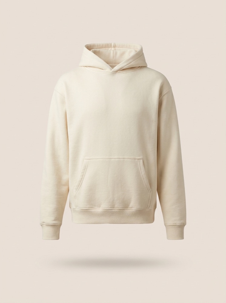Heavyweight Hoodie in Cream